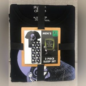 Nightmare before Christmas 2 Piece Sleep Set Men’s X Large  NWT